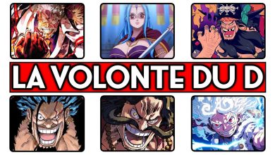 Les principaux membres du clan du D. dans One Piece