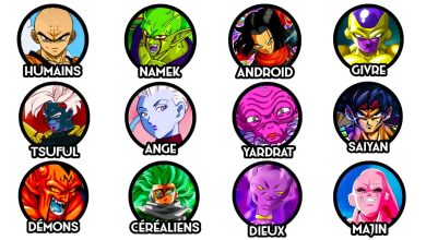 Les principales races de Dragon Ball, des Saiyans aux Nameks et aux dieux