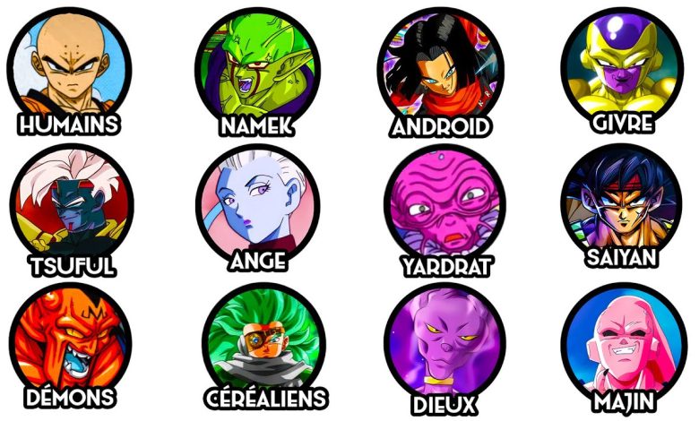 Les principales races de Dragon Ball, des Saiyans aux Nameks et aux dieux