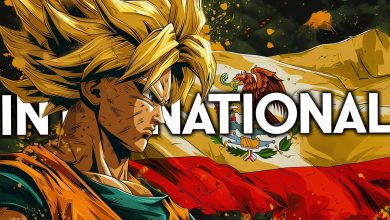 Foule de fans réunis devant un écran géant pour regarder Dragon Ball Super au Mexique