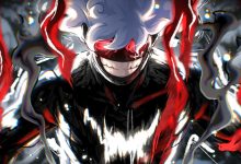 Luffy en Gear 5 face à Imu avec Scopper Gaban et Loki à Elbaf