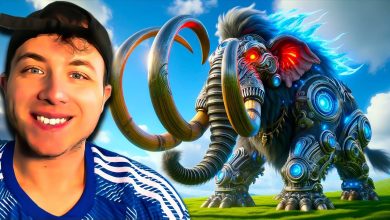 Transformation du Fruit Mammoth à la maîtrise 300 dans Blox Fruits