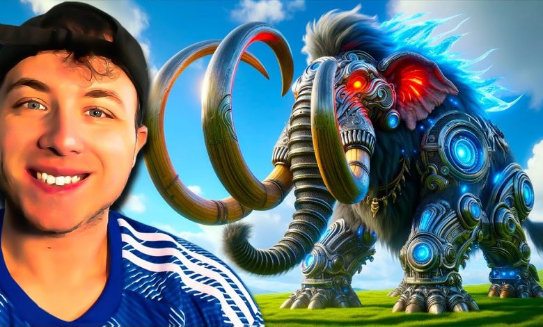 Transformation du Fruit Mammoth à la maîtrise 300 dans Blox Fruits