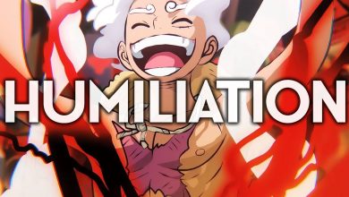 Luffy en Gear 5 face à Rob Lucci durant leur combat à Egghead