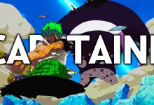 Zoro debout face à Bartholomew Kuma à Thriller Bark après avoir protégé Luffy