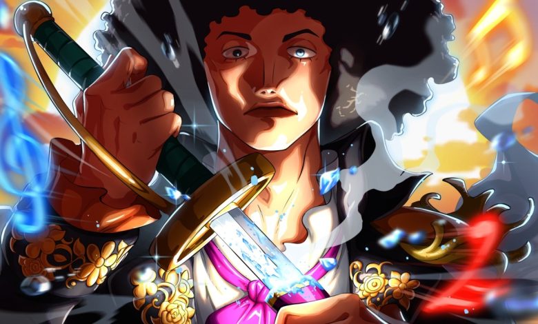 Brook dans le flashback du royaume d’Esperia dans One Piece chapitre 1183