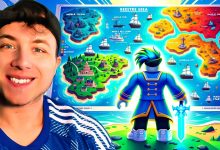 Personnage utilisant le Fruit Bouddha dans Blox Fruits pendant la progression de la Sea 1